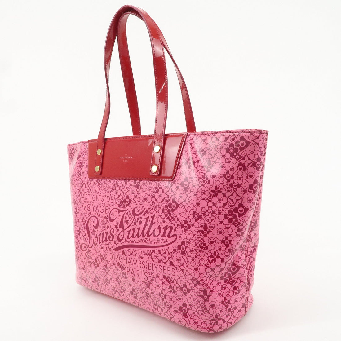Louis Vuitton Cosmic Blossom PM Tote Bag Rose Pink Murakami M93160
