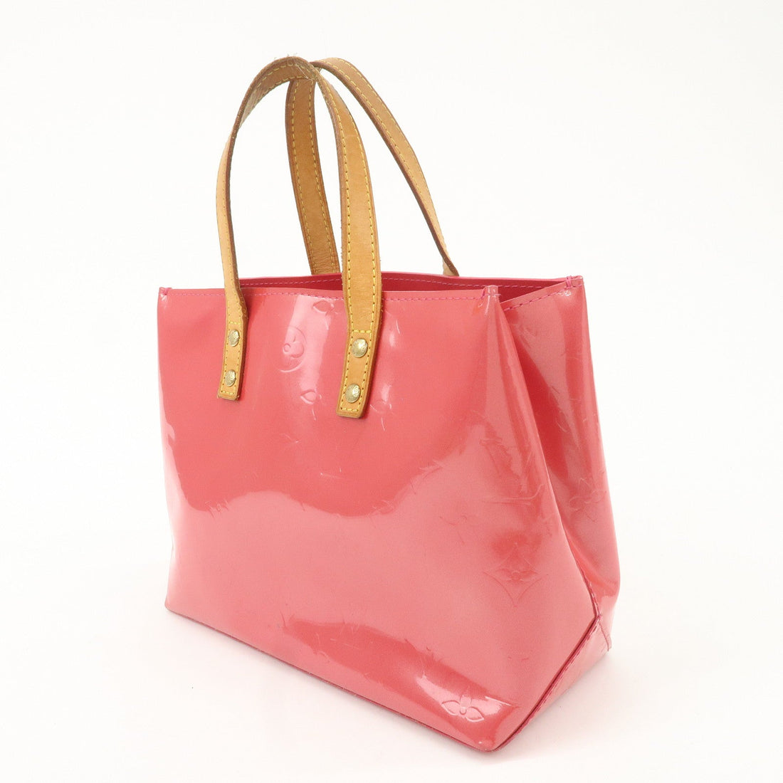 Louis Vuitton Monogram Vernis Lead PM Hand Bag Framboise M9132F