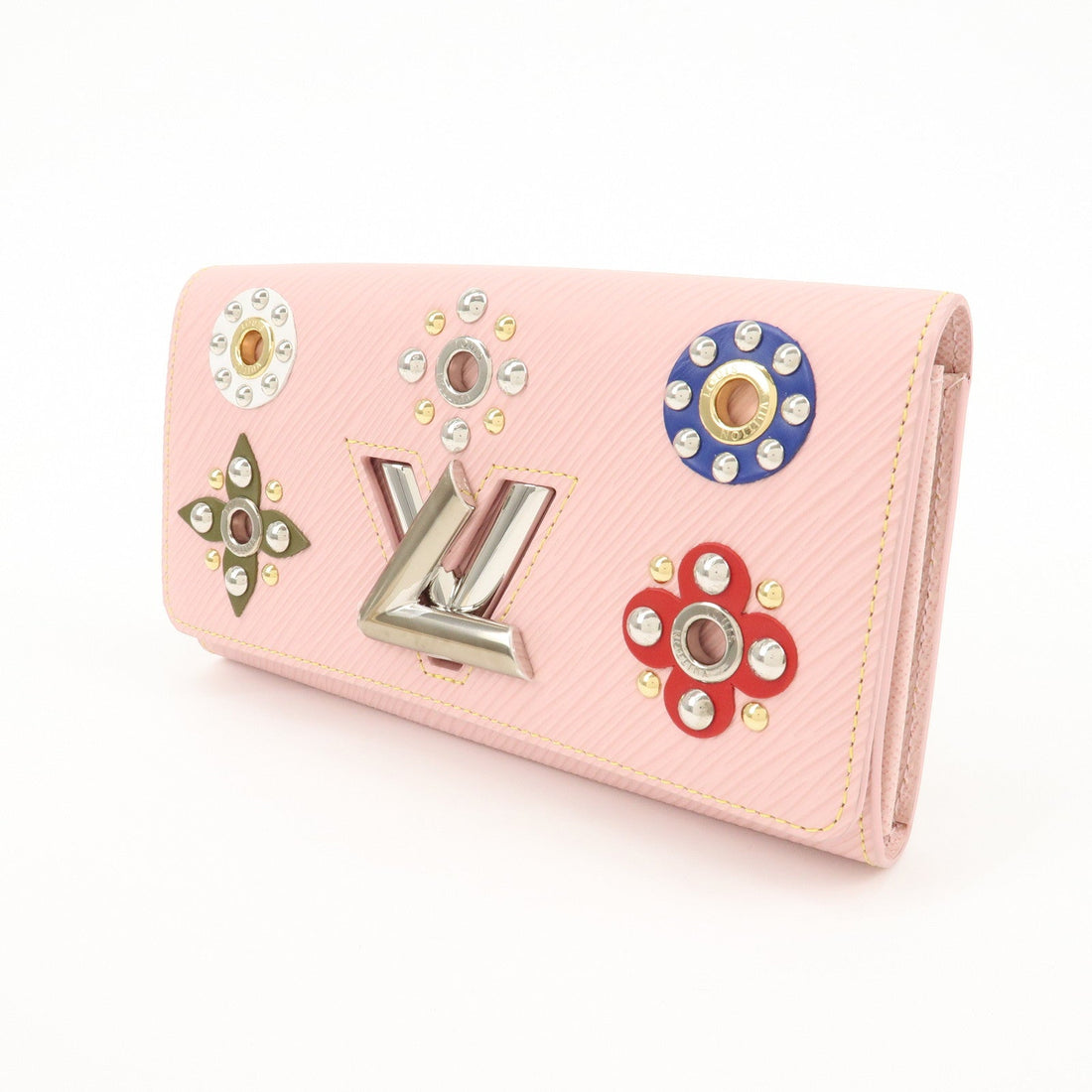 Louis Vuitton Epi Portefeuille Twist Flower Wallet M62482