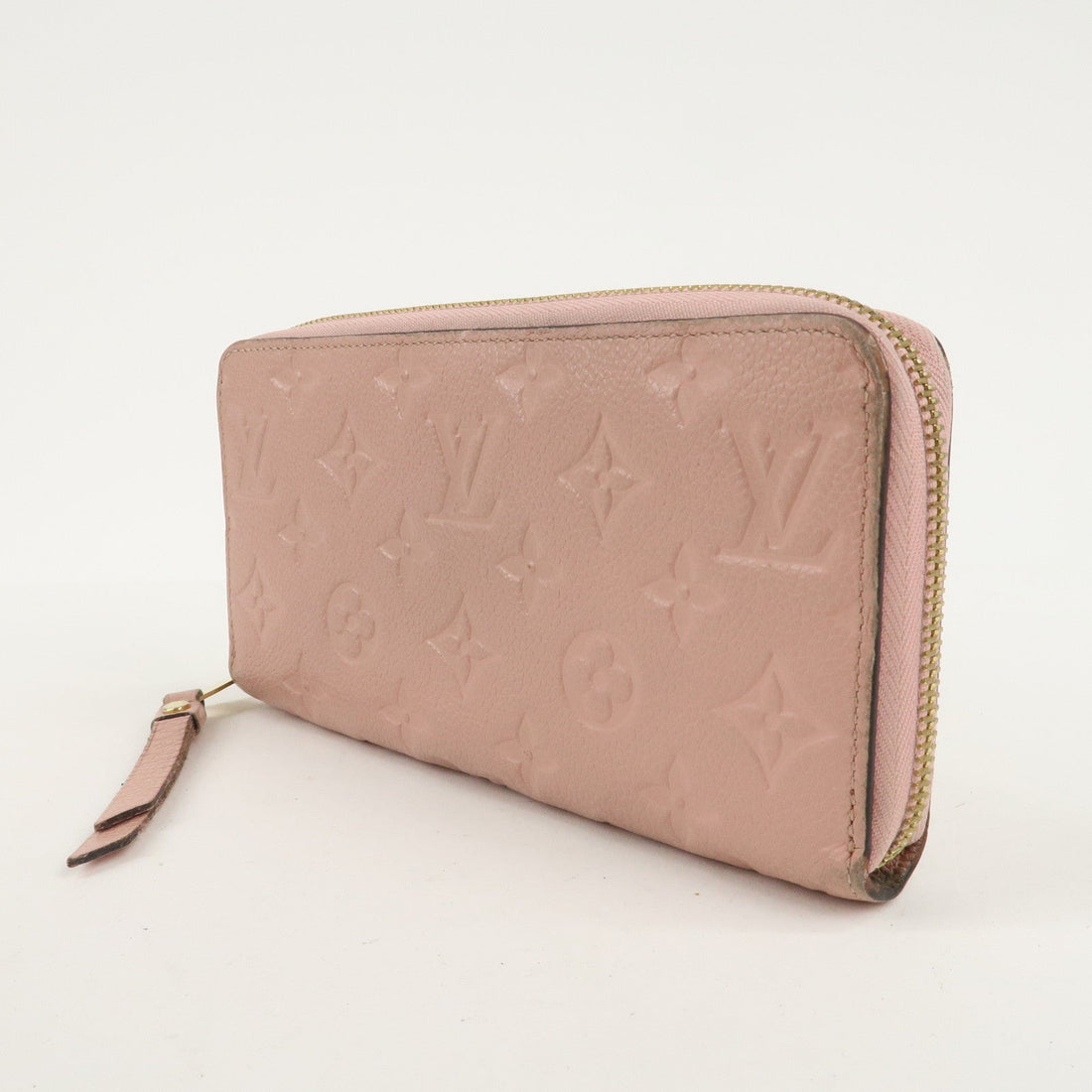 Louis Vuitton Monogram Empreinte Zippy Wallet Rose Poudre M64090
