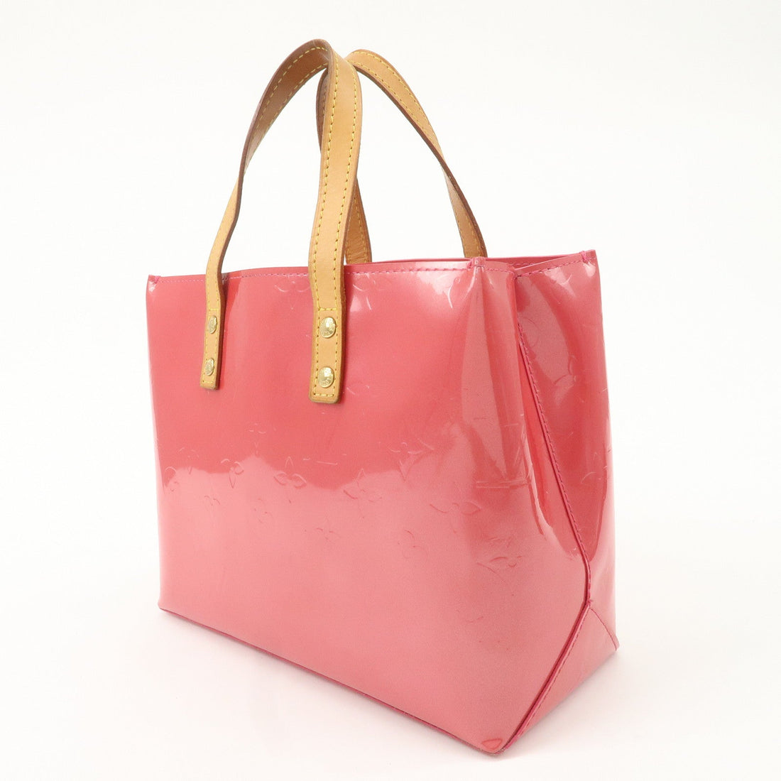Louis Vuitton Monogram Vernis Lead PM Hand Bag Framboise M9132F