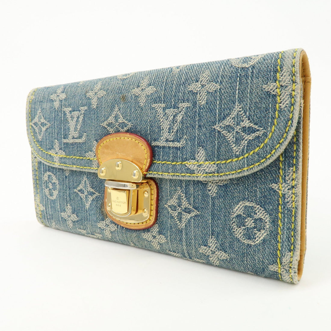 Louis Vuitton Monogram Denim Portefeuille Amelia Wallet M95511