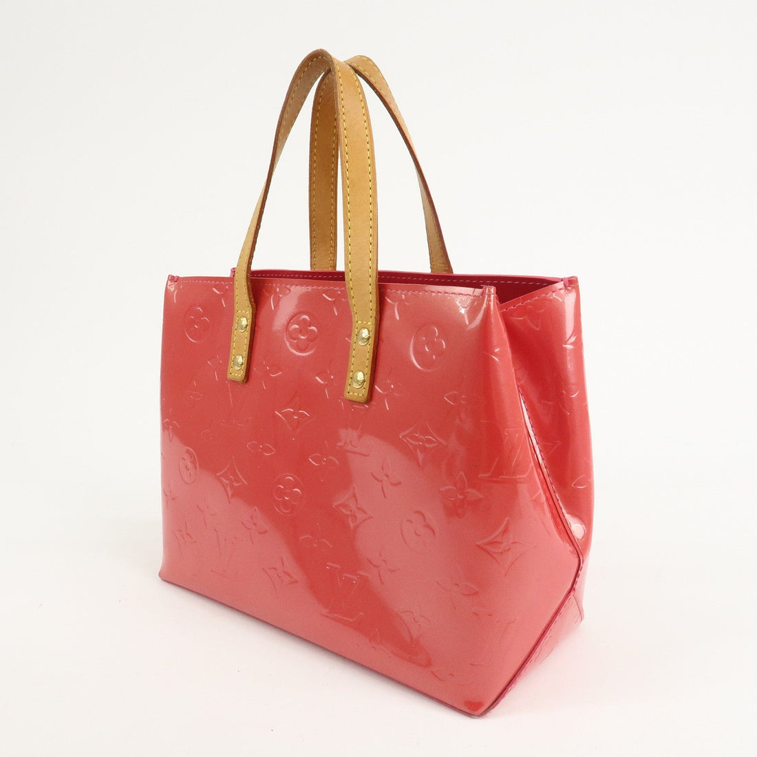 Louis Vuitton Monogram Vernis Lead PM Hand Bag Pink M91221