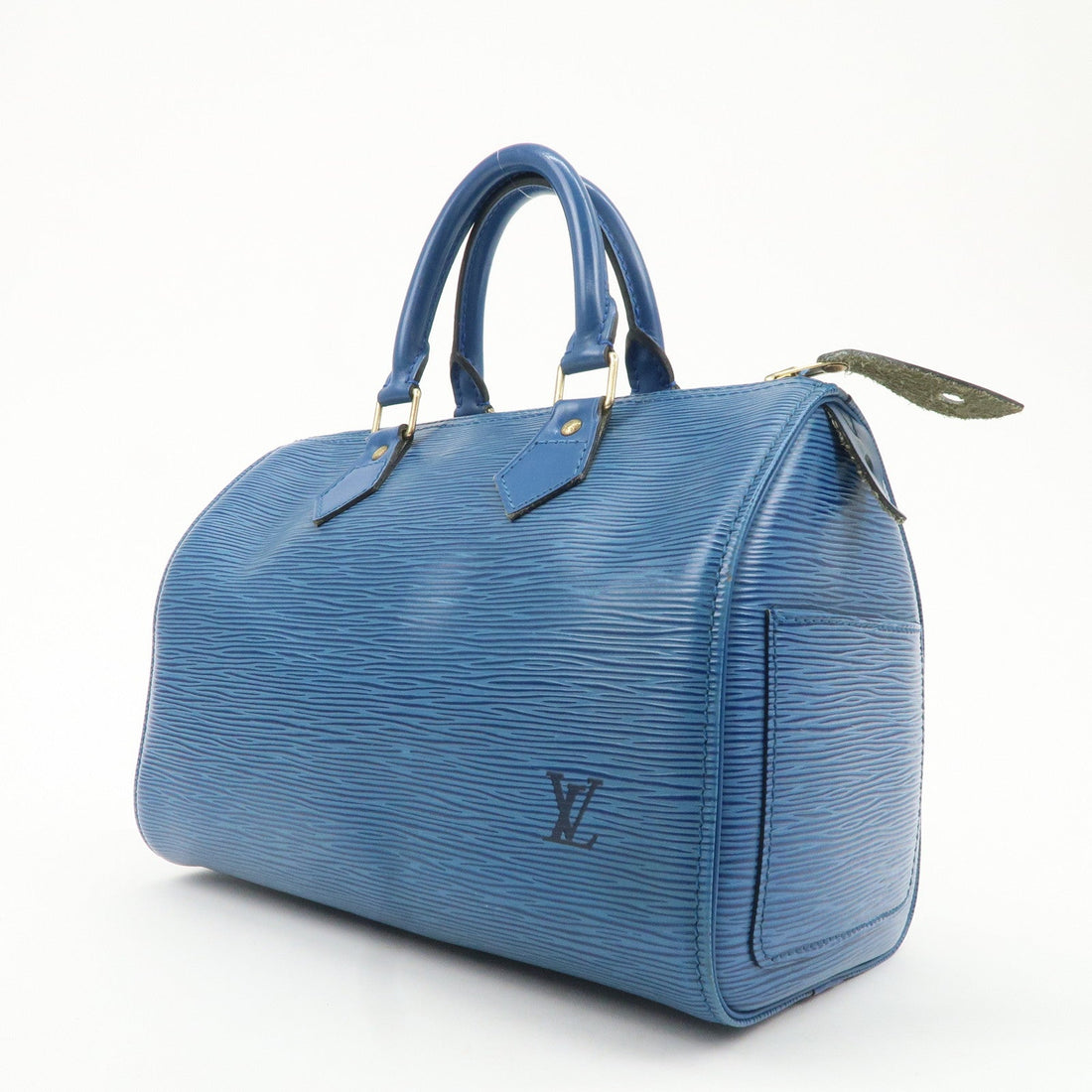 Louis Vuitton Epi Speedy 30 Hand Bag Boston Bag Blue M43005