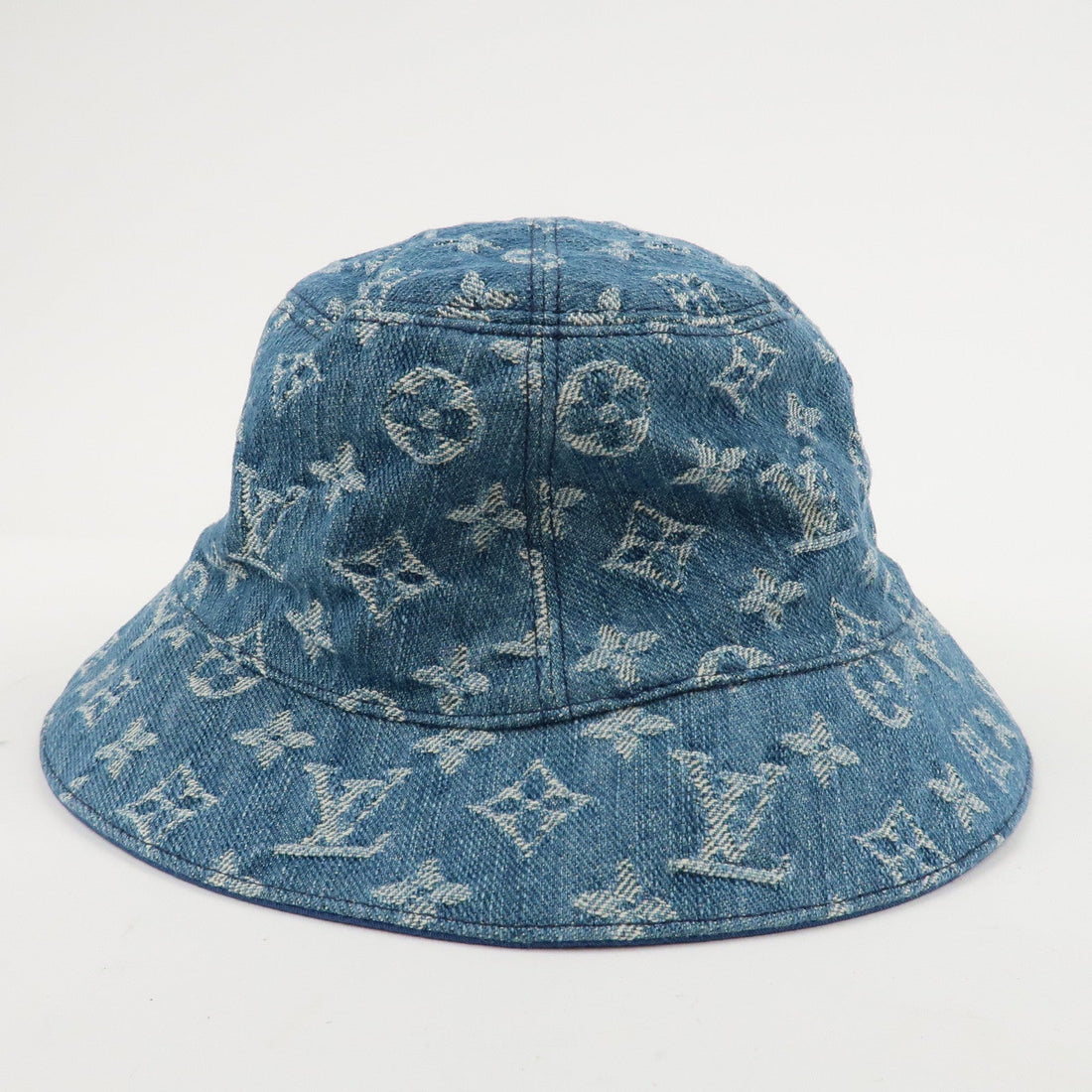 Louis Vuitton Monogram Denim Bucket Hat Essential 58 M78772