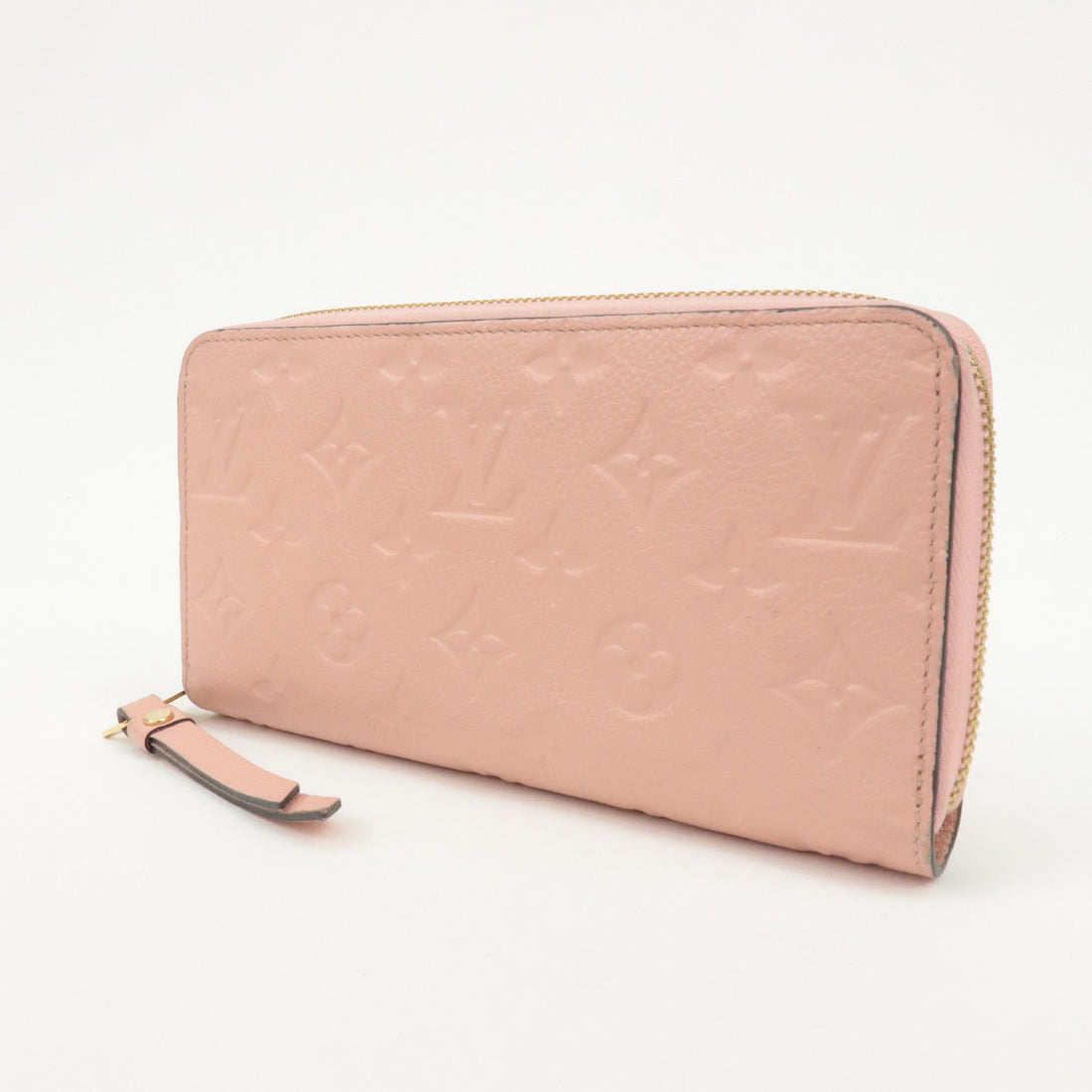 Louis Vuitton Monogram Empreinte Zippy Wallet Rose Poudre M64090