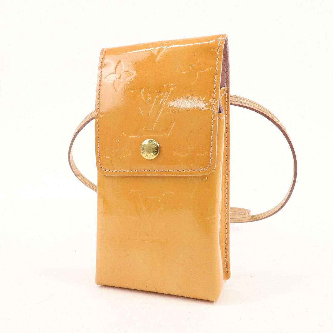 Louis Vuitton Monogram Vernis Cigarette Case Rose M91051