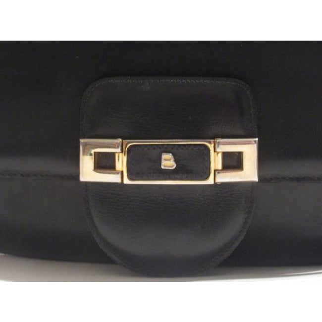 Bally Vintage Pursesdesigner Purses Navy Blue Leather Shoulder Bag