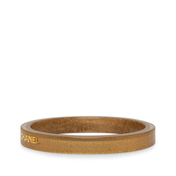 Chanel Resin Logo Narrow Bangle Bracelet Plastic Bracelet in Good condition