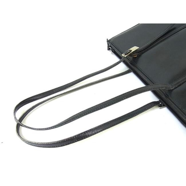 Gucci Top Handle Satcheltote Black Glossy Leather Satchel
