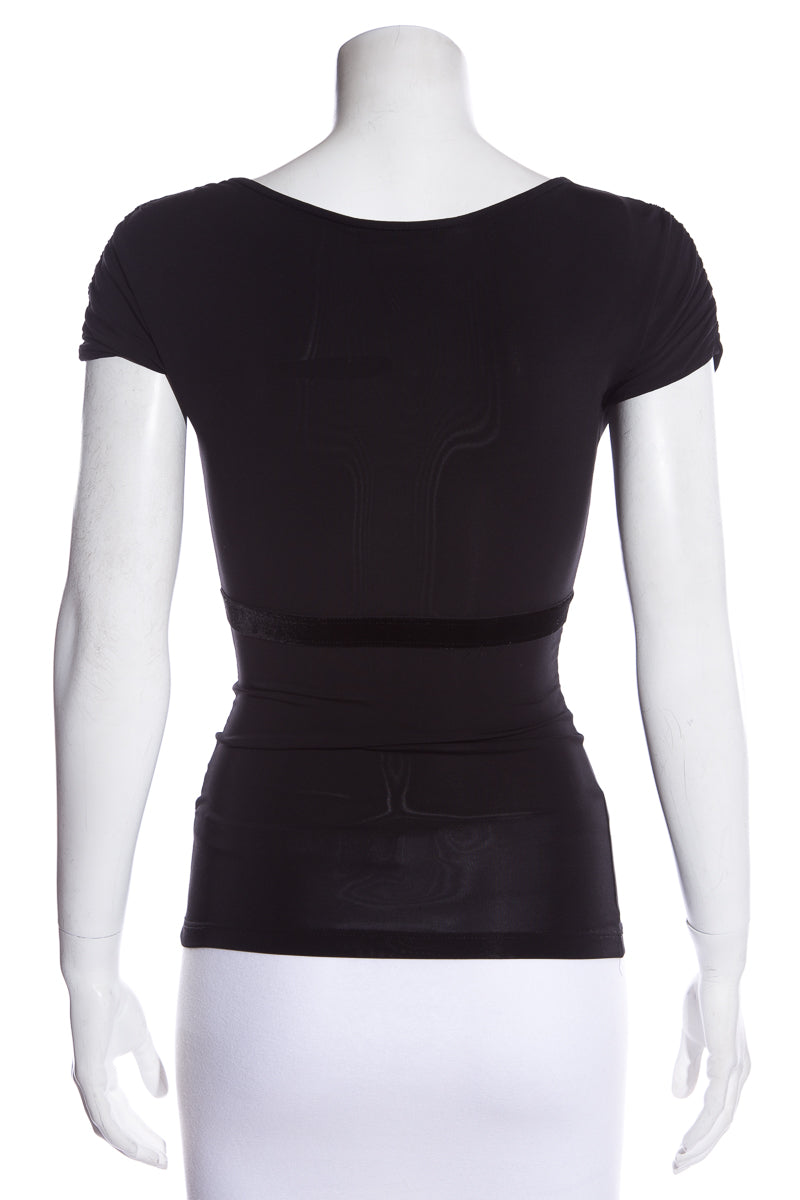 Roberto Cavalli Black Blouse SZ 38