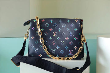 LV Coussin PM Puffy Navy Blue For Womtlm,  Shoulder And Crossbody Bags 10.2n/26cm LV