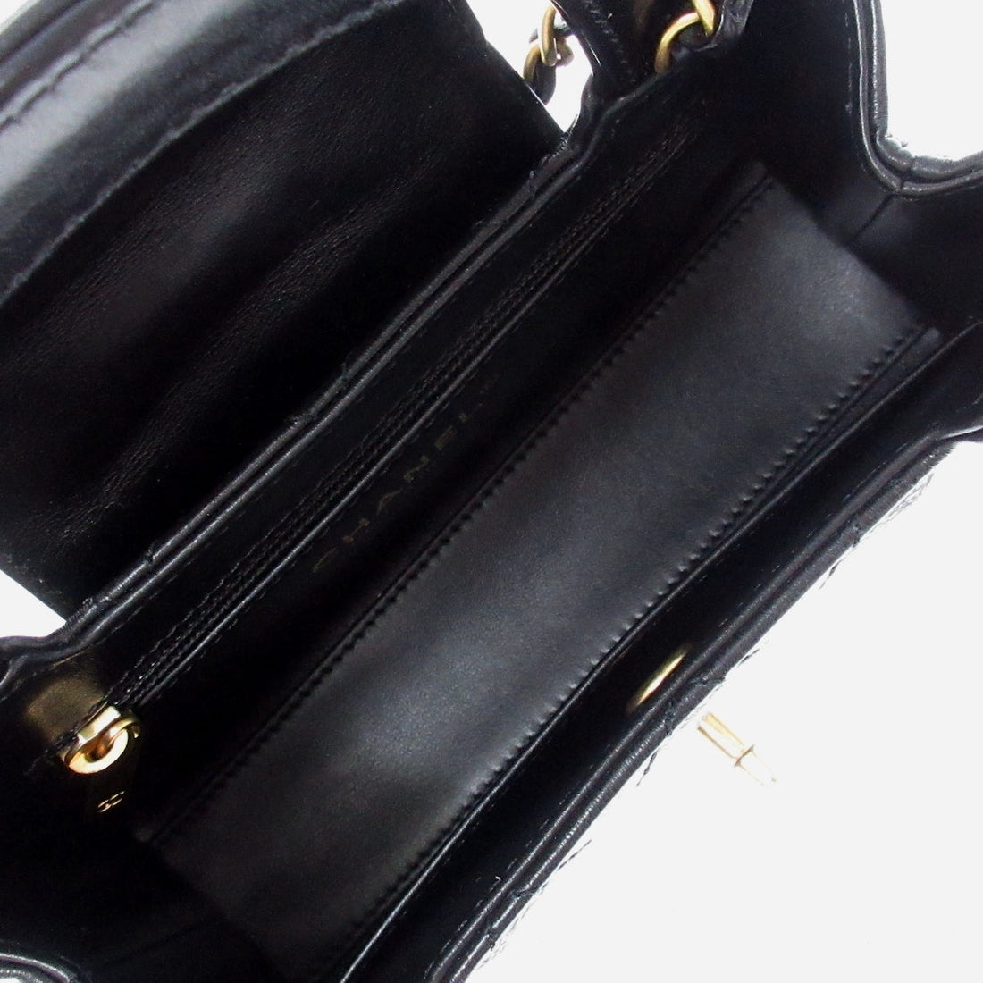 Chanel Mini Shopping Kelly Black Bag