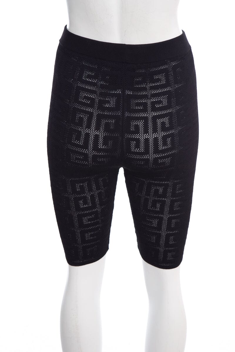 Givenchy Black Knit Logo Short SZ XS
