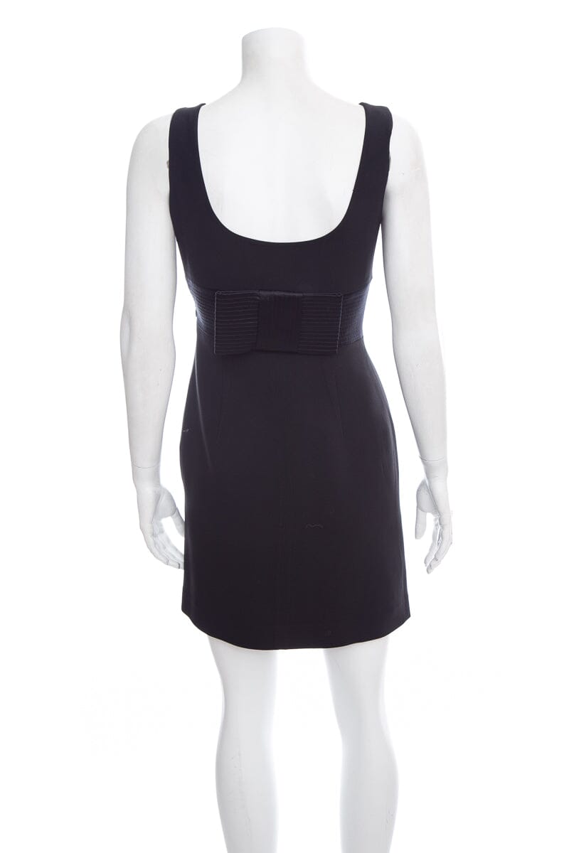Moschino Black Mini Sleeveless Dress SZ 6