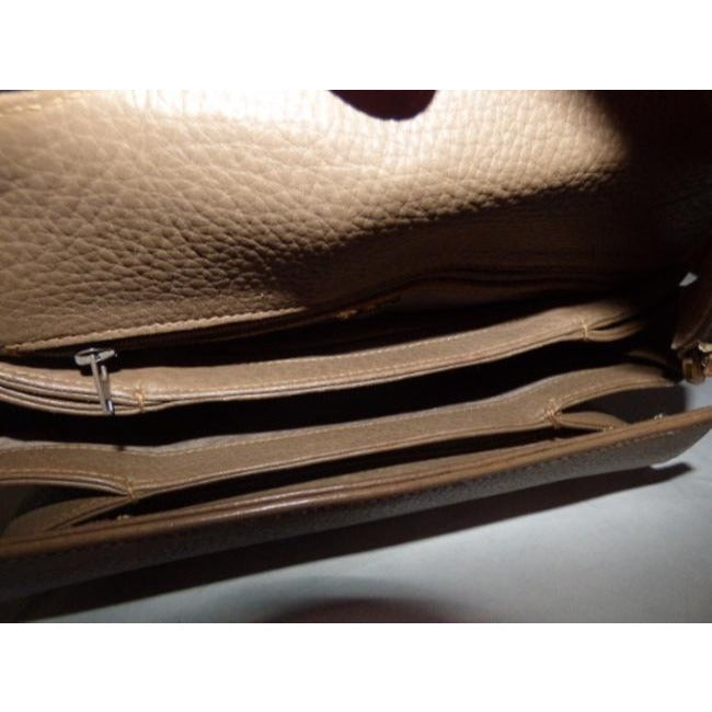 Gucci Daily Top Handle W Bamboo Clasp Brown Leather Shoulder Bag