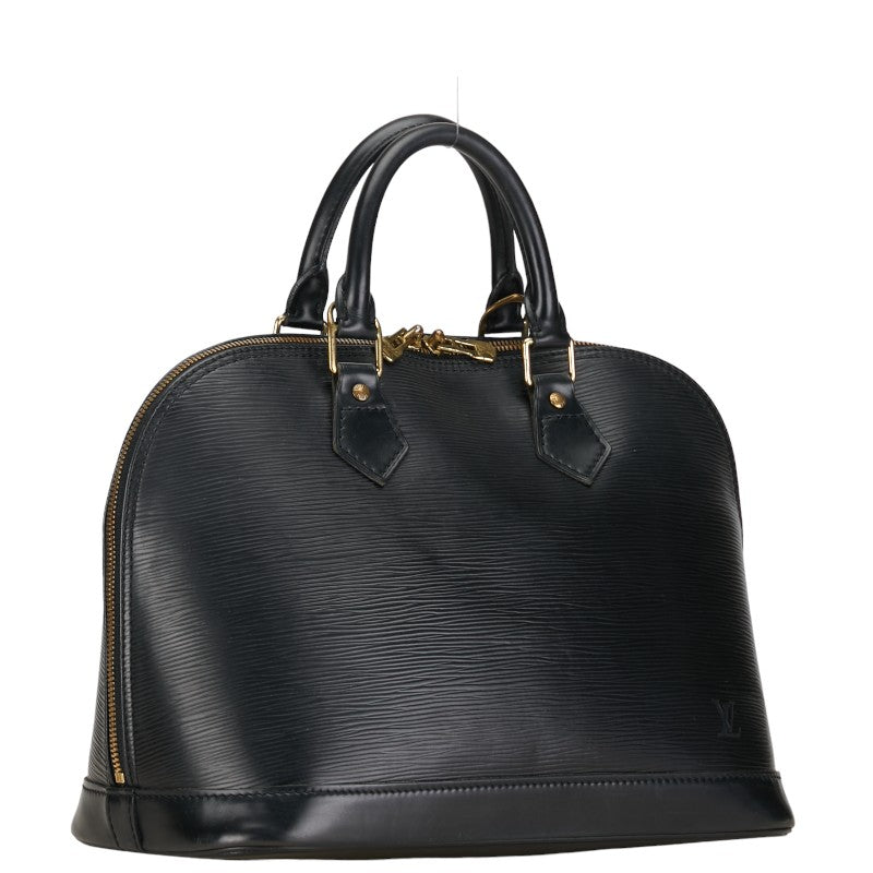 Louis Vuitton Epi Alma Handbag 2WAY M52142 Noir Black Leather Louis Vuitton