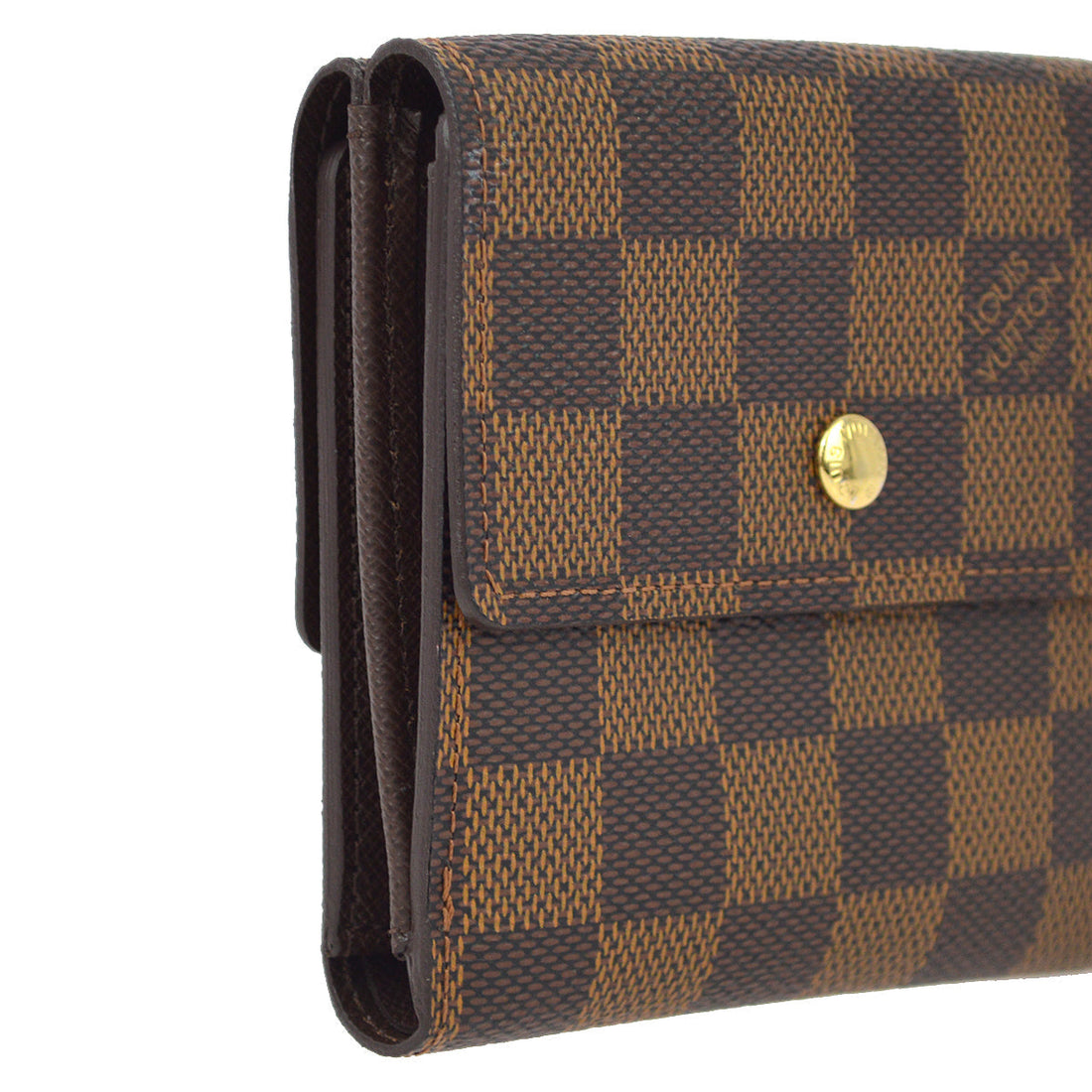 Louis Vuitton Damier Portefeuille Elise Bifold Wallet N61654
