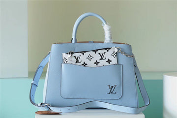 LV Marelle Tote MM Epi Bleu Nuage Blue For Womtlm, Womtlm’s Handbags, Shoulder And Crossbody Bags 11.8in/30cm LV 