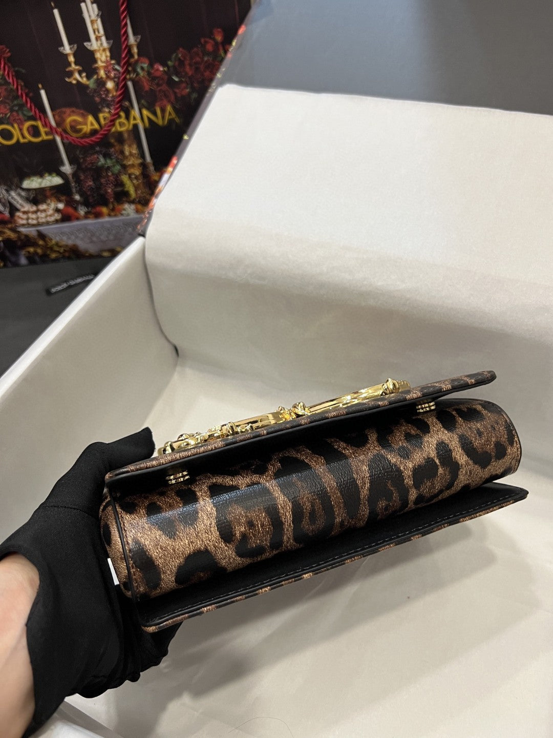 DG Nappa DG Girls Shoulder Bag Leo Print For Womtlm 8.3in/21cm DG