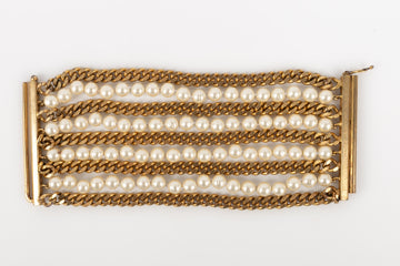 Bracelet de perles nacr�es Chanel