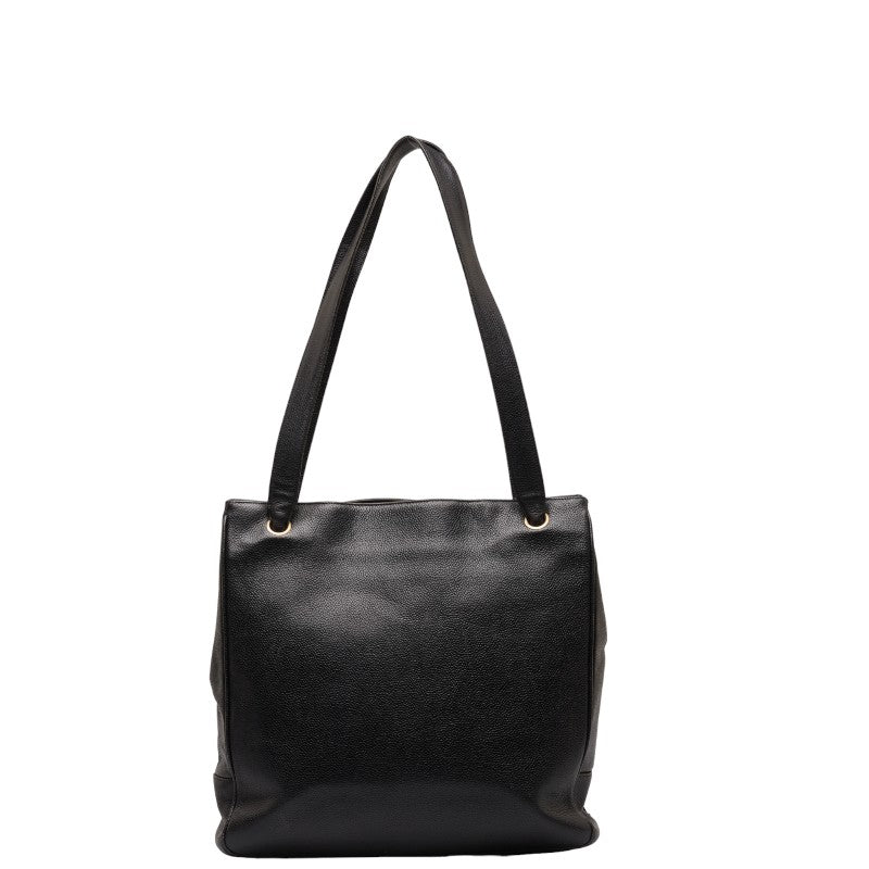 Chanel Timeless CC Caviar Tote Bag Leather Tote Bag in Fair condition