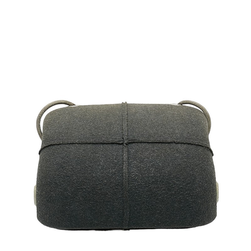 Chanel Identification Millenium Hard Case Bag Cotton Crossbody Bag in Good condition