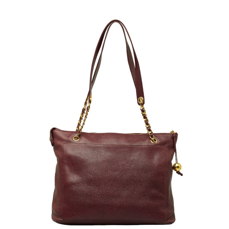 CC Caviar Chain Tote - '10s