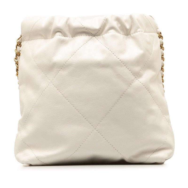 Chanel Chanel 22 Hobo Bag  Leather Shoulder Bag in Excellent condition