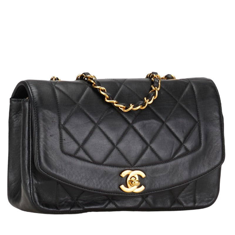 Chanel Diana Flap Crossbody Bag Leather Crossbody Bag in Good condition