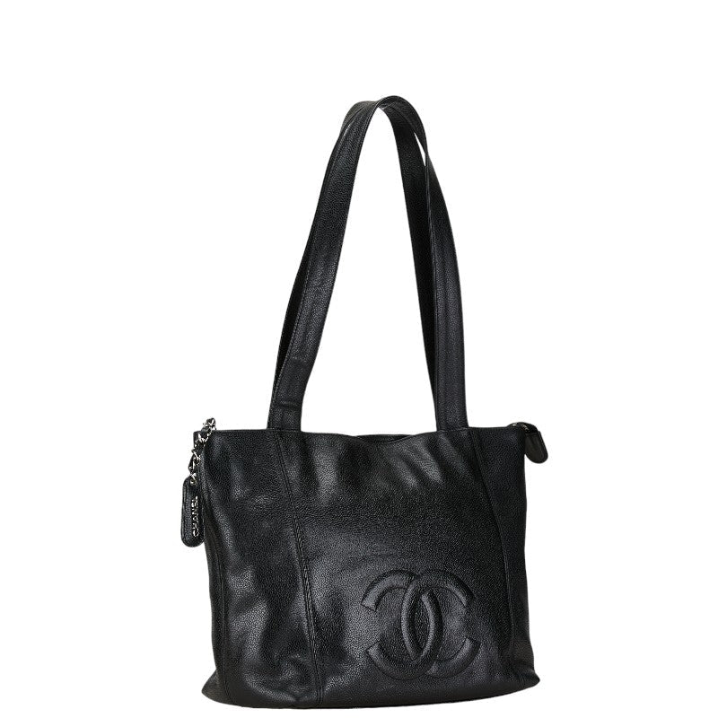 Chanel Caviar Leather Tote Bag Leather Tote Bag in Good condition