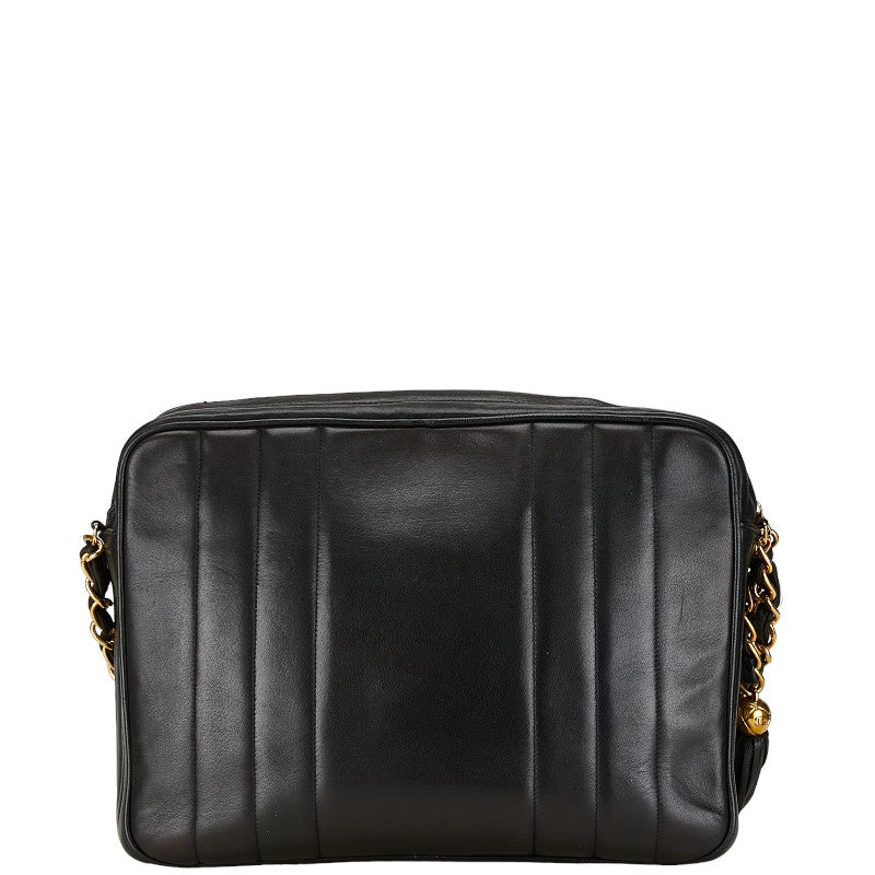 Chanel Coco Mark Tassel Chain Shoulder Bag Leather Shoulder Bag 1-0157111 in Good condition