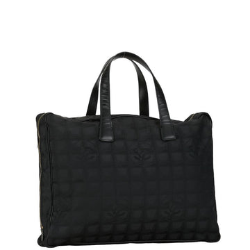 Chanel New Travel Line Tote Bag Canvas Tote Bag in Good condition