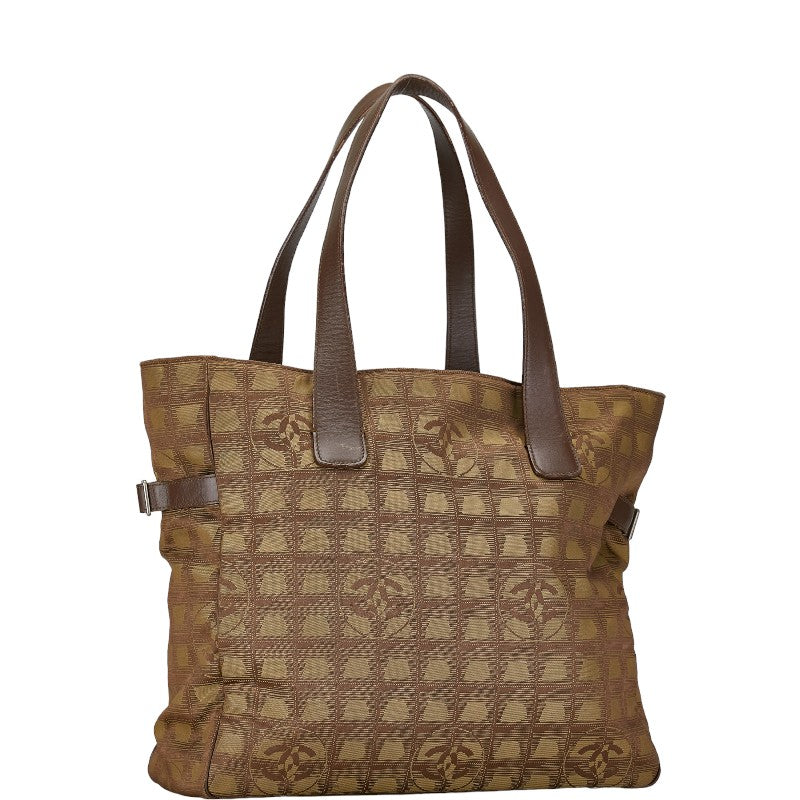 Chanel New Travel Line Tote Bag Canvas Tote Bag in Good condition
