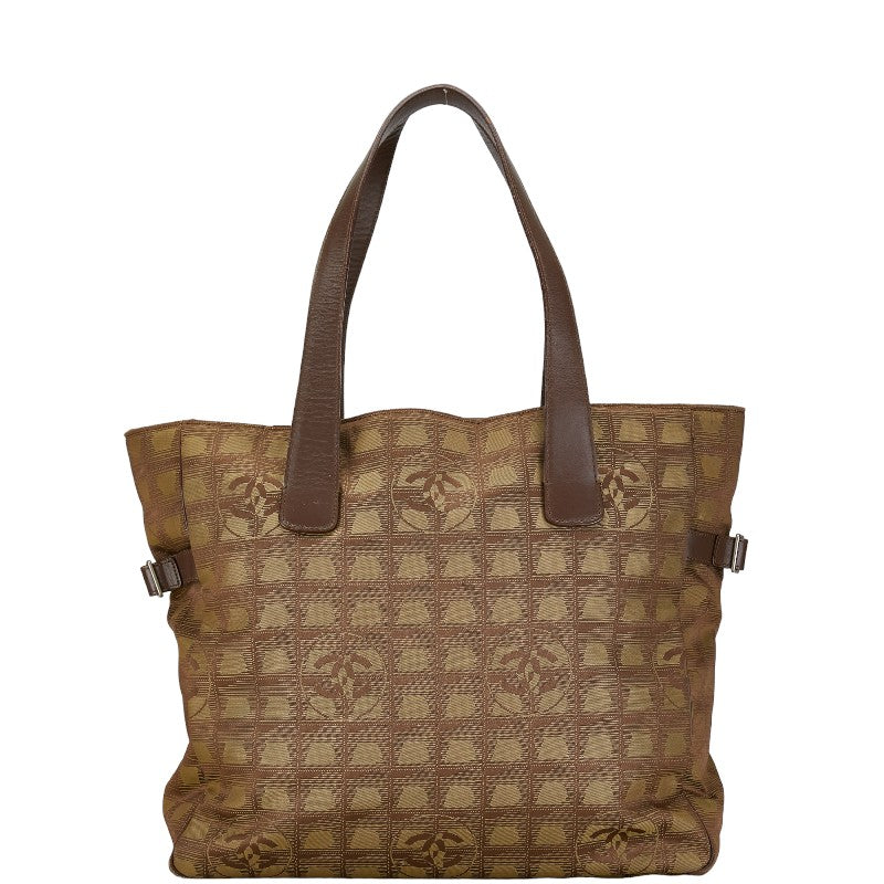 Chanel New Travel Line Tote Bag Canvas Tote Bag in Good condition