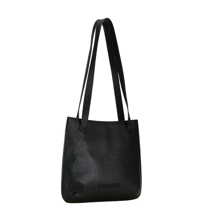 Chanel Logo Tote Bag Leather Tote Bag 559259 in Good condition