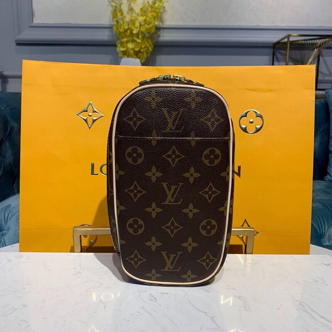 LV Pochette Gange Monogram Canvas For Womtlm, WoBags, Crossbody Bags 9.1in/23.1cm LV M51870