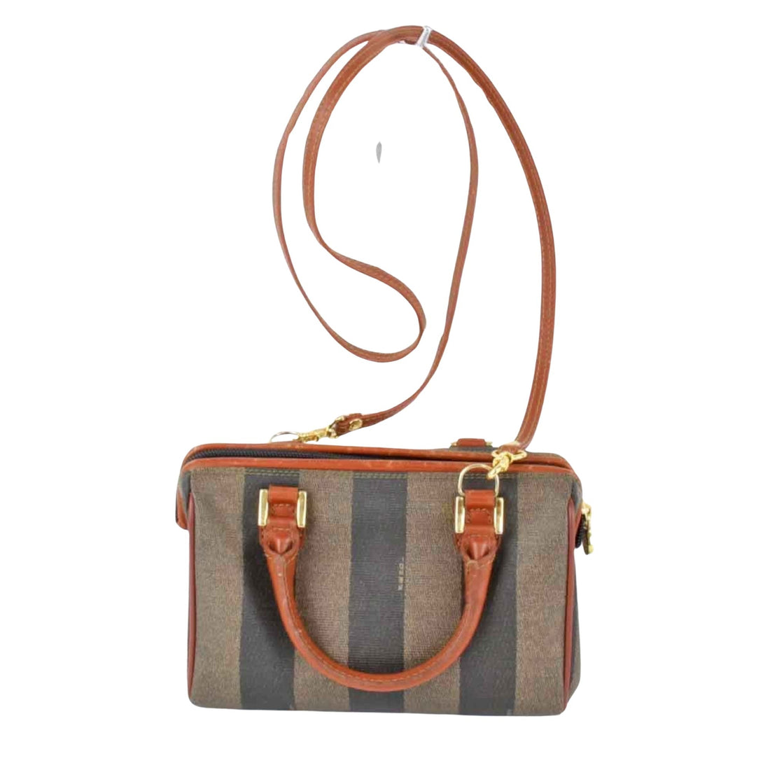 FENDI Pequin Handbag