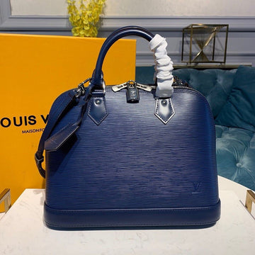 LV Alma PM Epi Navy Blue For Womtlm, Womtlm’s Handbags, Shoulder And Crossbody Bags 12.6in/32cm LV