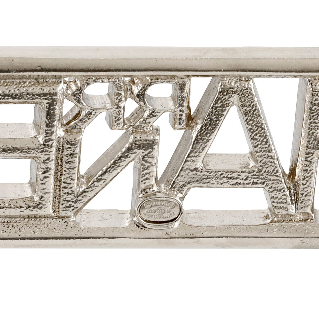 Chanel Pharrell Crystal Silver Pin