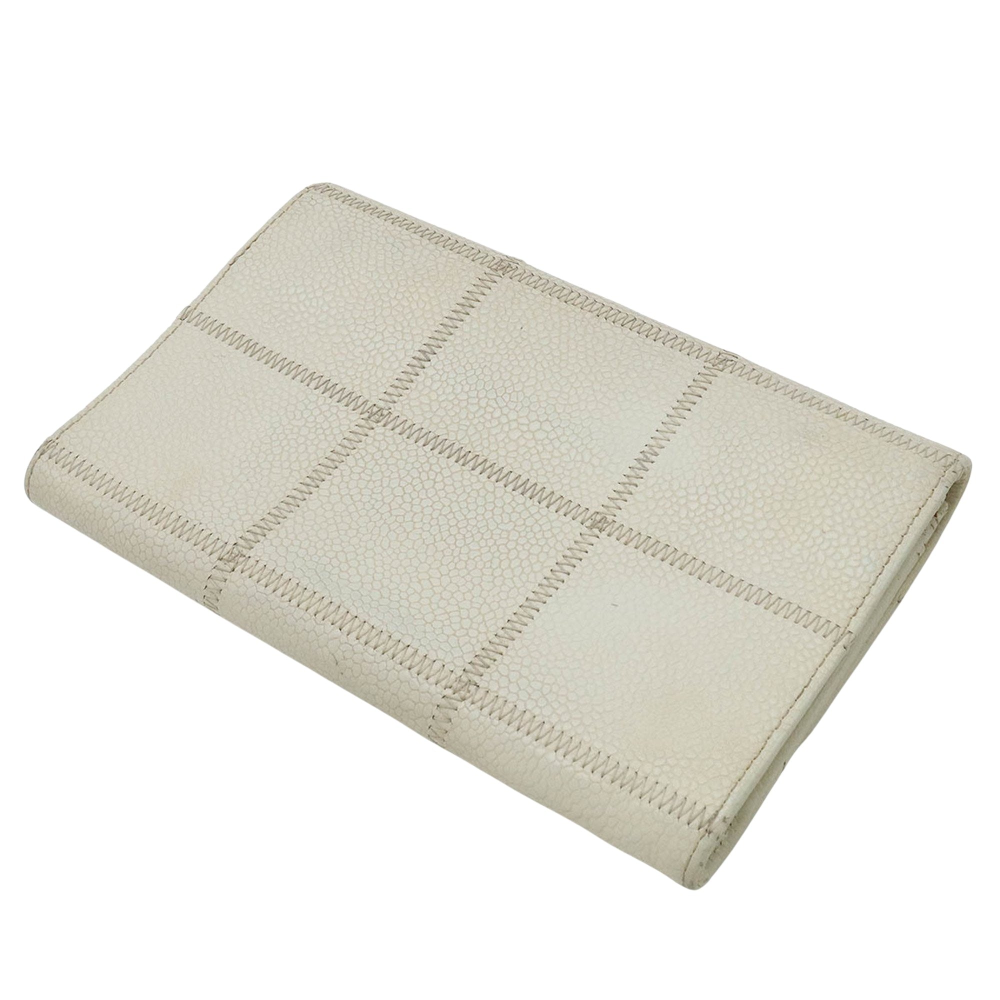 CHANEL square stitch Wallet