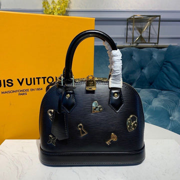 LV Alma BB Epi Black For Womtlm,  Shoulder And Crossbody Bags 9.2in/23.5cm LV M52884