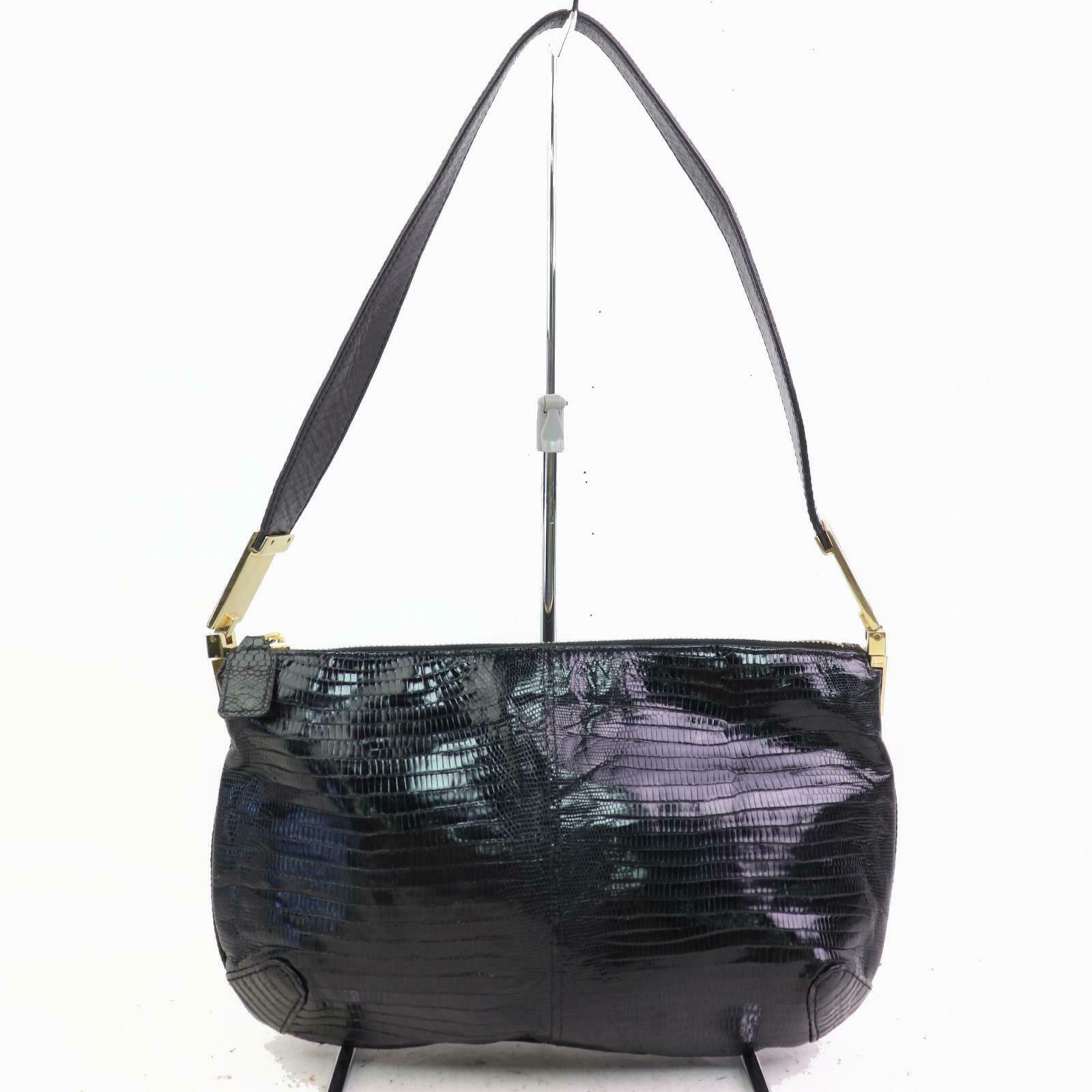 Indistinguishable  Fendi Shoulder Bag Black Leather (SHC1-14343)