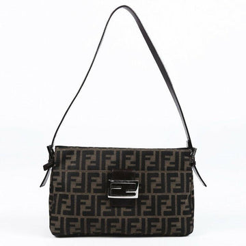 Fendi Zucca Canvas Shoulder Bag