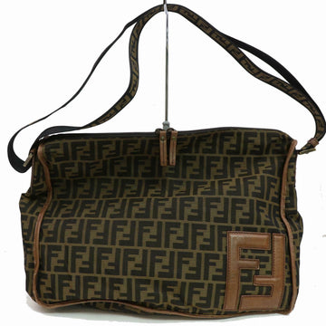 Indistinguishable  Fendi Shoulder Bag Brown Nylon (SHC1-14453)