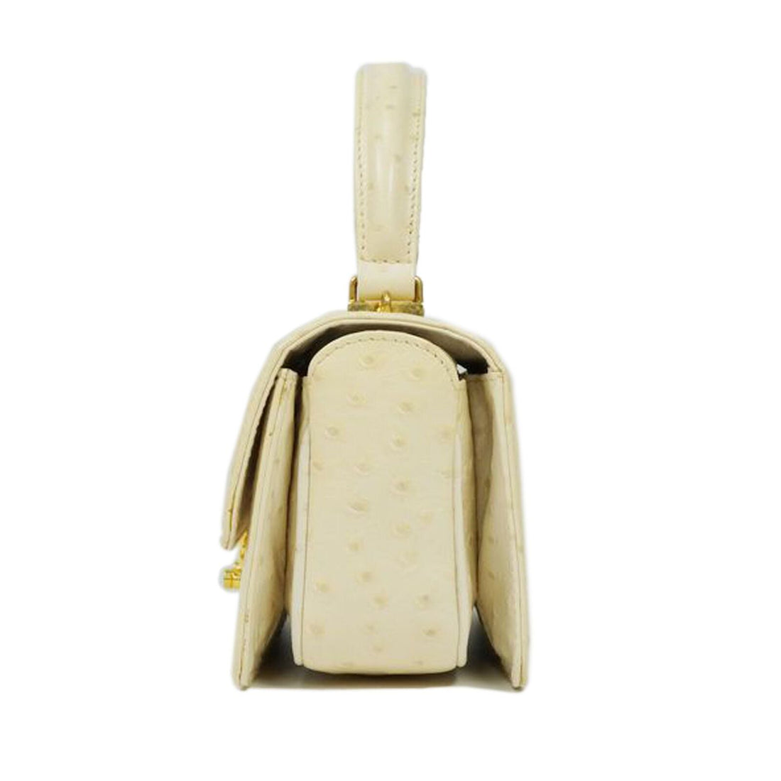 Fendi Brown Beige Others Leather Embossed Shoulder Bag Italy