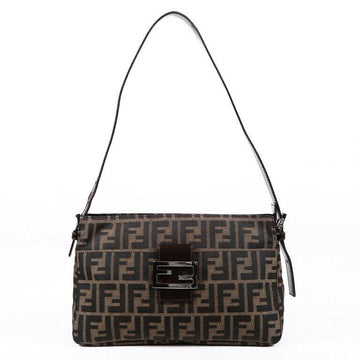 Fendi Shoulder Bag Zucca Brown FF Canvas