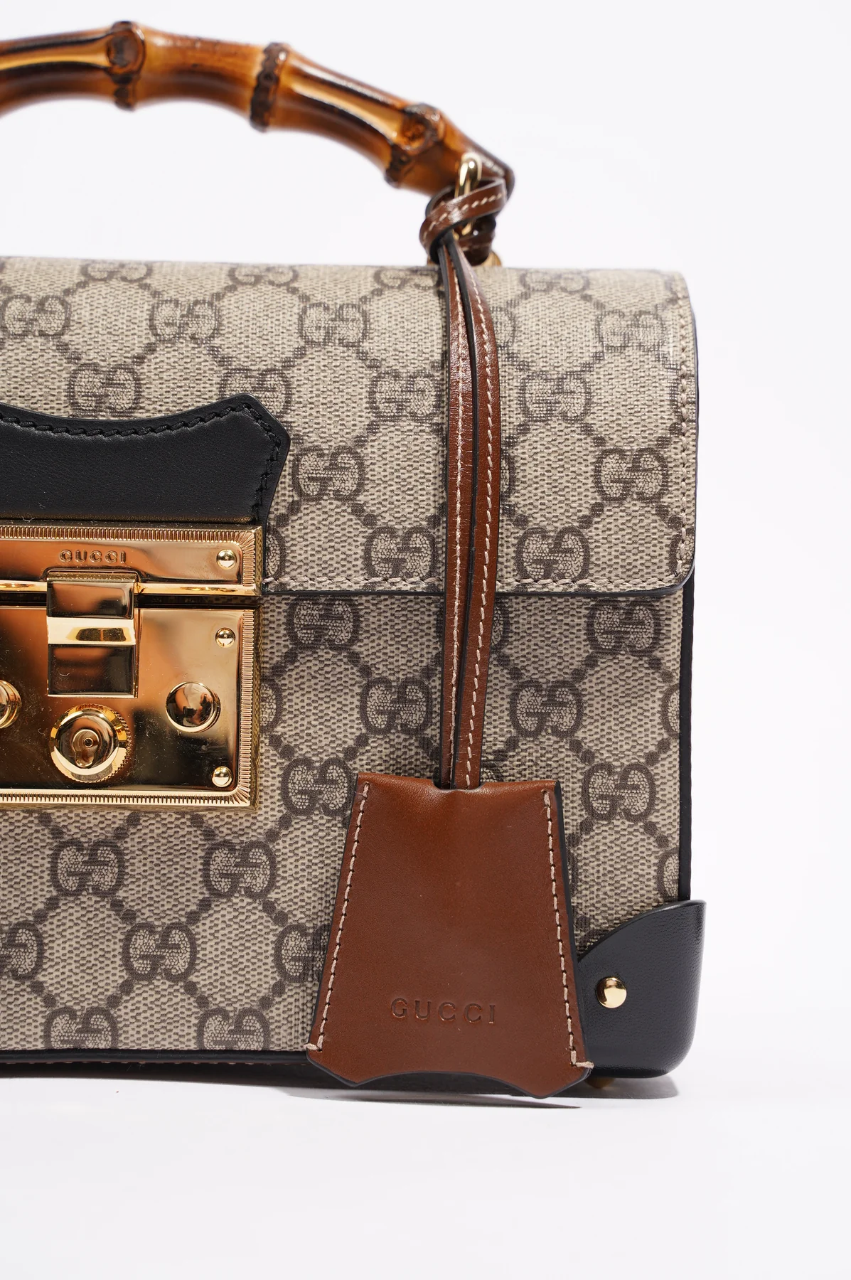 Gucci Bamboo cloth crossbody bag