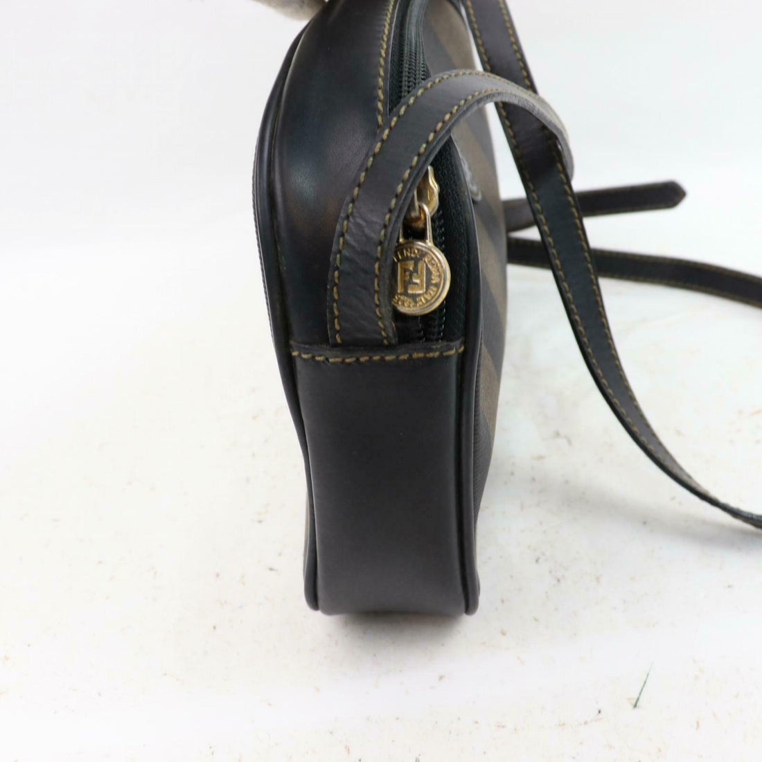 Indistinguishable  Fendi Shoulder Bag Brown PVC (SHC1-14563)