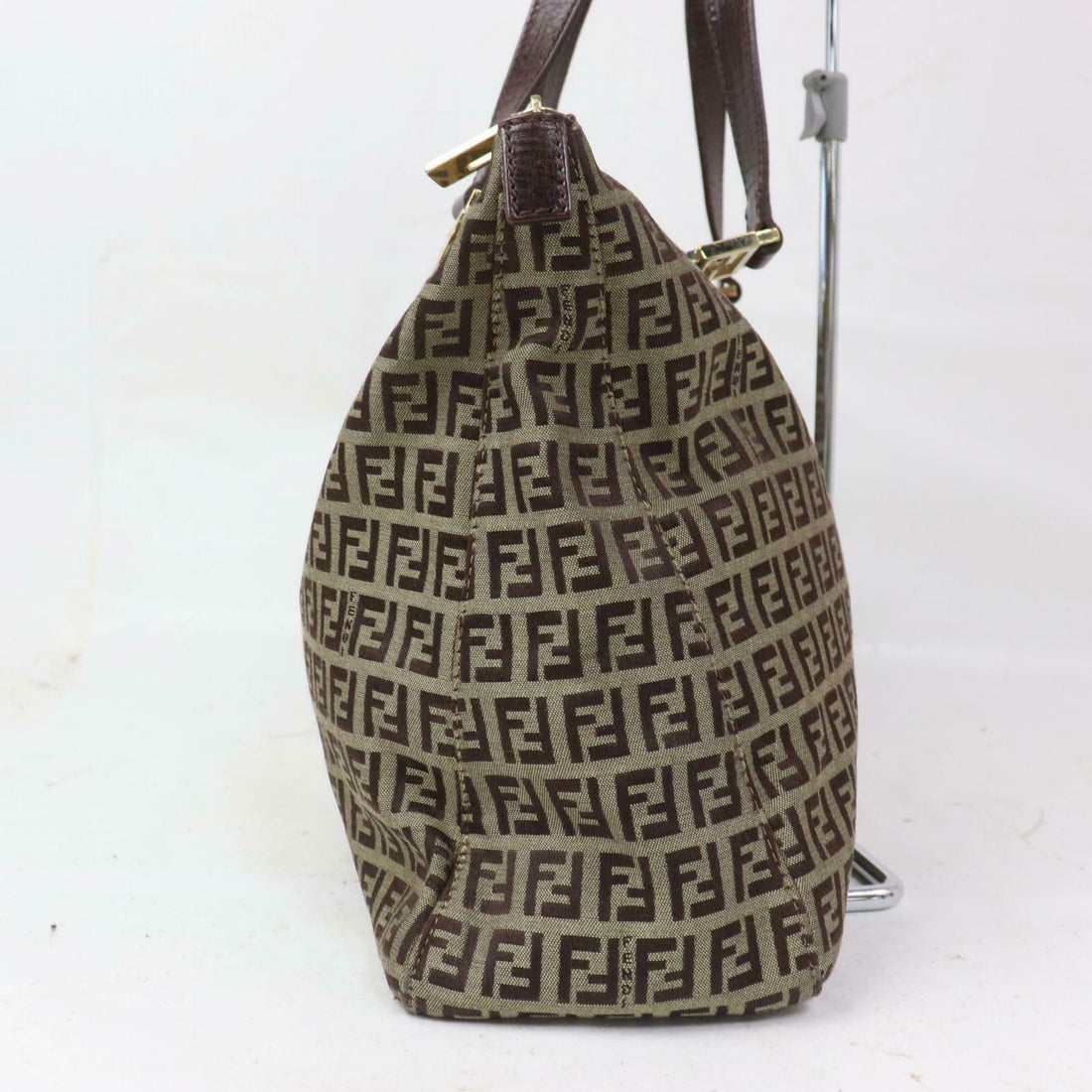 Fendi Tote Bag Brown Nylon (SHC1-15919)